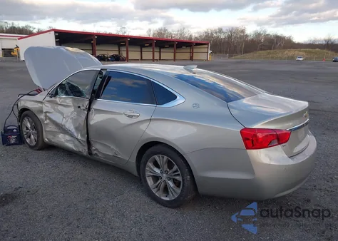 2015 Chevrolet Impala 2Lt from USA, damaged, VIN 2G1125S33F9167365